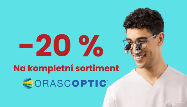 Akce PRAGODENT: Využijte slevy 20 % na kompletní sortiment Orascoptic